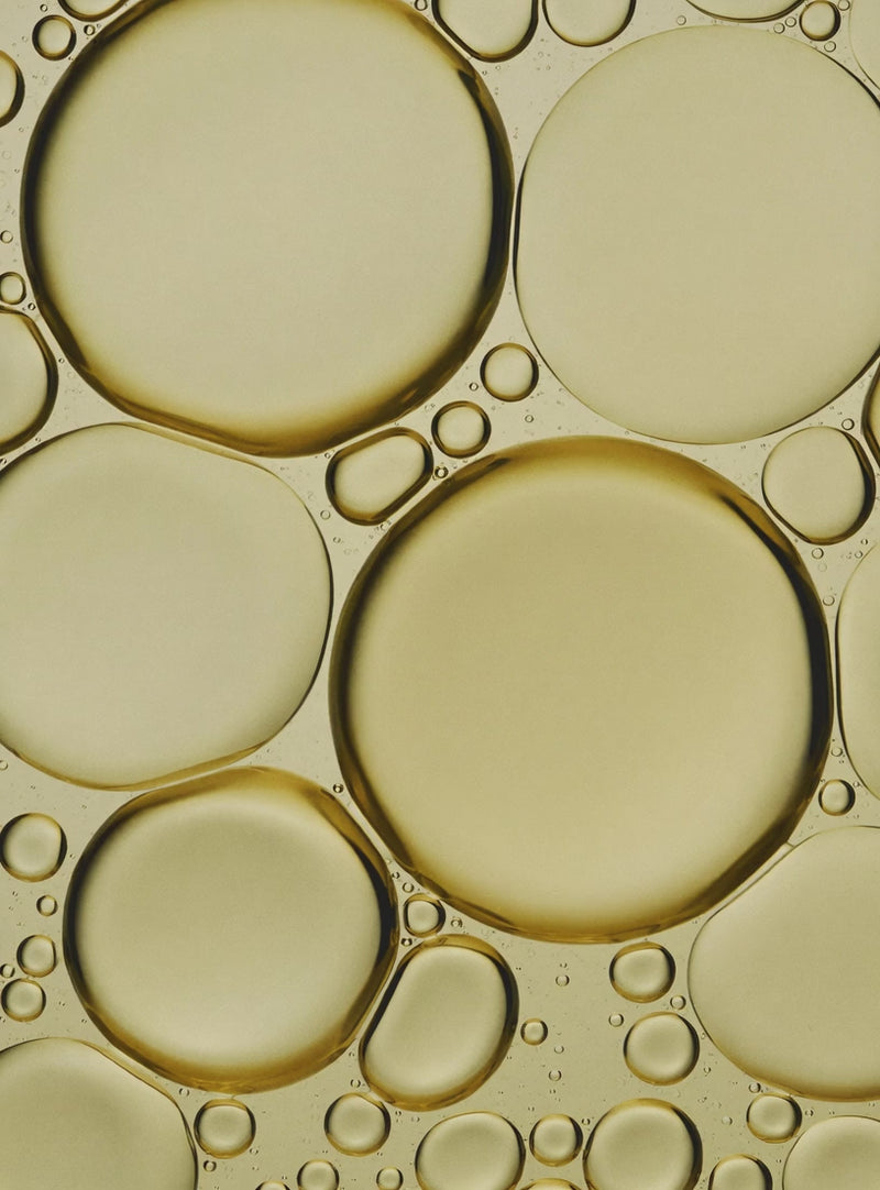 Golden oil bubbles and droplets LADA